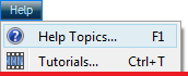 Help Topics
